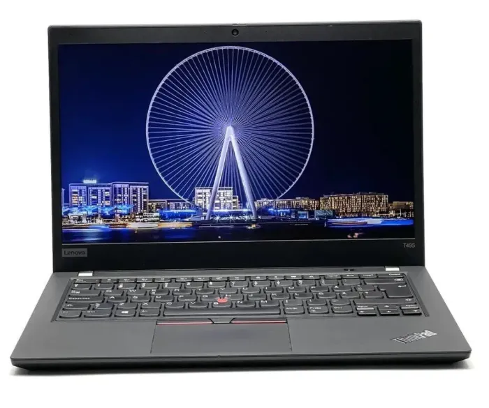 Ультрабук Lenovo ThinkPad T495 / 14" (1920x1080) IPS / AMD Ryzen 5 PRO 3500U (4 (8) ядра по 2.1 - 3.7 GHz) / 8 GB DDR4 / 256 GB SSD / AMD Radeon Vega 8 Graphics / WebCam / Win 10 Pro б/в - зображення 2