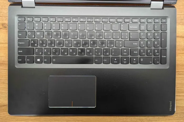 Ноутбук-трансформер Б-клас Lenovo IdeaPad 510S-141KB / 15.6" (1920x1080) IPS Touch / Intel Core i7-7500U (2 (4) ядра по 2.7 - 3.5 GHz) / 16 GB DDR4 / 480 GB SSD / AMD Radeon R7 M360, 2 GB DDR3, 64-bit / WebCam / Windows 10 б/в - зображення 5