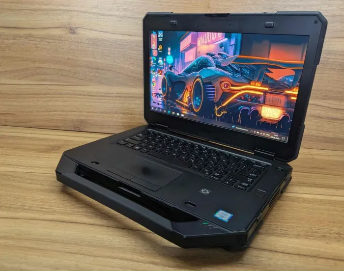 Захищений ноутбук Dell Latitude 14 Rugged 5414 / 14" (1920x1080) IPS / Intel Core i7-6600U (2 (4) ядра по 2.6 - 3.4 GHz) / 8 GB DDR4 / 240 GB SSD / Intel HD Graphics 520 / Fingerprint / Windows 10 б/в - зображення 5