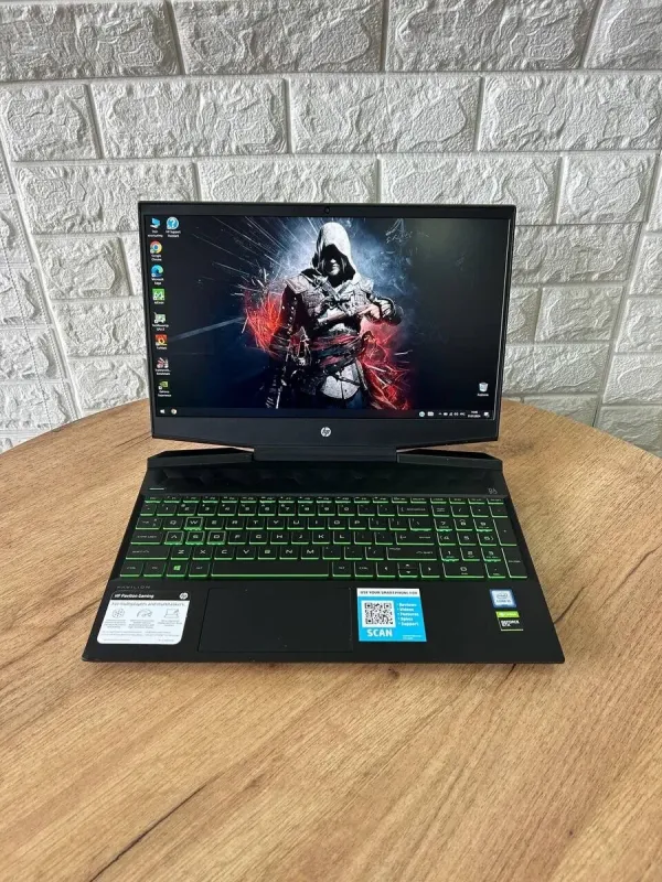 Ігровий ноутбук HP Pavilion Gaming 15-dk0056wm / 15.6" (1920x1080) IPS / Intel Core i5-9300H (4 (8) ядра по 2.4 - 4.1 GHz) / 8 GB DDR4 / 256 GB SSD / nVidia GeForce GTX 1650, 4 GB GDDR5, 128-bit / WebCam б/в - зображення 2