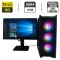 Комплект ПК: Frontier Asaro Tower / Intel Core i7-4790 (4 (8) ядра по 3.6 - 4.0 GHz) / 32 GB DDR3 / 480 GB SSD + 500 GB HDD / AMD Radeon R9 290X, 8 GB GDDR5, 512-bit / 450W + Монітор LG 24MB37PM-B / 24" (1920x1080) IPS б/в