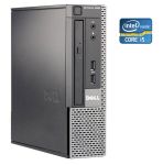 Неттоп Б-клас Dell Optiplex 9020 USFF / Intel Core i5-4590S (4 ядра по 3.0 - 3.7 GHz) / 8 GB DDR3 / 240 GB SSD / Intel HD Graphics 4600 / DVD-RW б/в