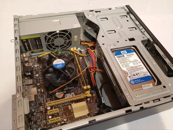 ПК Б-клас Antec VSK2000 SFF / Intel Core i5-4590 (4 ядра по 3.3 - 3.7 GHz) / 8 GB DDR3 / 120 GB SSD + 500 GB HDD / Intel HD Graphics 4600 б/в - зображення 5