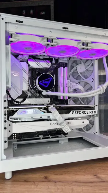 Збірка під замовлення: ігровий ПК NZXT H6 Flow White Tower / AMD Ryzen 7 5800XT (8 (16) ядер по 3.8 - 4.8 GHz) / 32 GB DDR4 / 2000 GB SSD M.2 / nVidia GeForce RTX 4060 Ti, 16 GB GDDR6, 128-bit / 750W - зображення 7