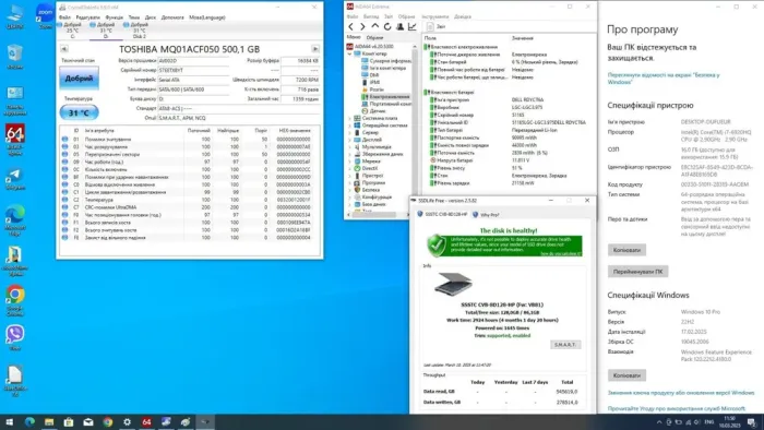 Мобільна робоча станція Dell Precision 7720 / 17.3" (1920x1080) IPS / Intel Core i7-6920HQ (4 (8) ядра по 2.9 - 3.8 GHz) / 16 GB DDR4 / 256 GB SSD M.2 + 500 GB HDD / AMD Radeon Pro WX 4130, 2 GB GDDR5, 128-bit / WebCam / Win 10 Pro б/в - зображення 9