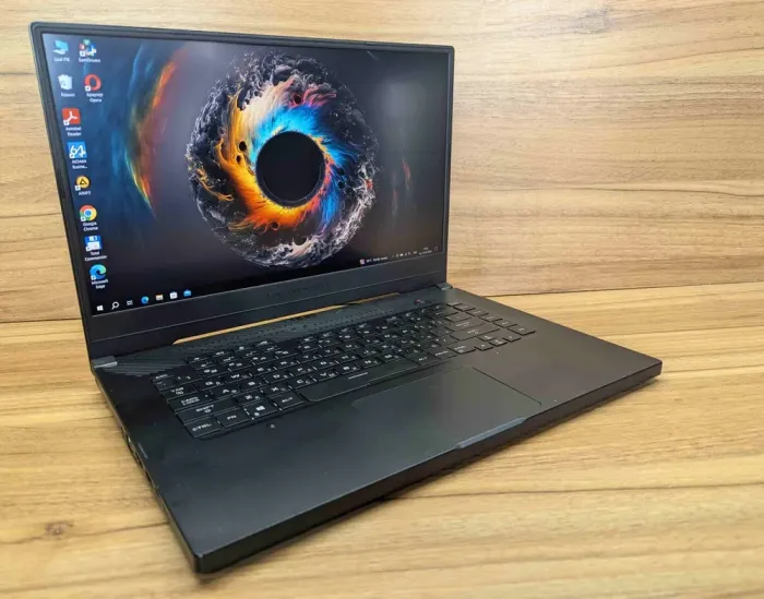 Ігровий ноутбук Б-клас Asus Zephyrus GA502D / 15.6" (1920x1080) IPS / AMD Ryzen 7 3750H (4 (8) ядер по 2.3 - 4.0 GHz) / 16 GB DDR4 / 512 GB SSD / nVidia GeForce GTX 1660 Ti, 6 GB GDDR6, 192-bit / HDMI / Windows 10 б/в - зображення 4