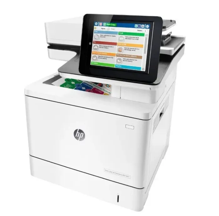 БФП HP Color LaserJet Managed MFP M577dnm (B5L49A) / Лазерний кольоровий друк / 1200x1200 dpi / A4 / 38 стор/хв / Ethernet, USB 2.0 / Дуплекс б/в - зображення 1