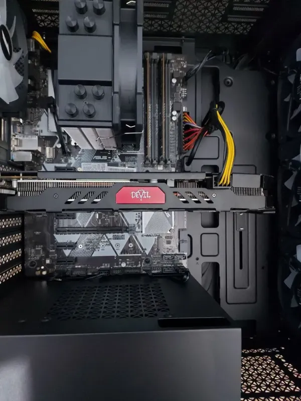 Ігровий ПК 1stPlayer Ariya AY7 Tower / Intel Core i5-8500 (6 ядер по 3.0 - 4.1 GHz) / 16 GB DDR4 / 300 GB SSD + 512 GB SSD M.2 / AMD Radeon RX 480, 8 GB GDDR5, 256-bit / 500W б/в - зображення 6