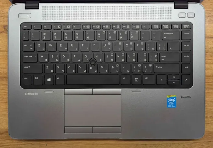 Ноутбук HP EliteBook 840 G1 / 14" (1366x768) TN / Intel Core i7-4600U (2 (4) ядра по 2.1 - 3.3 GHz) / 8 GB DDR3 / 240 GB SSD / AMD Radeon HD 8750M, 1 GB DDR3, 128-bit / WebCam / Fingerprint / Windows 10 б/в - зображення 3