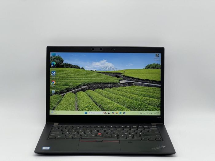 Ультрабук Б-клас Lenovo ThinkPad T480s / 14" (2560x1440) IPS / Intel Core i5-8350U (4 (8) ядра по 1.7 - 3.6 GHz) / 24 GB DDR4 / 480 GB SSD / Intel UHD Graphics 620 / WebCam б/в - зображення 2