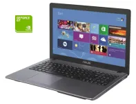 Ноутбук Б-клас Asus X550C / 15.6" (1366x768) TN / Intel Core i3-3217U (2 (4) ядра по 1.8 GHz) / 6 GB DDR3 / 750 GB HDD / nVidia GeForce GT 720M, 2 GB GDDR3, 64-bit / WebCam / DVD-ROM / АКБ не тримає б/в