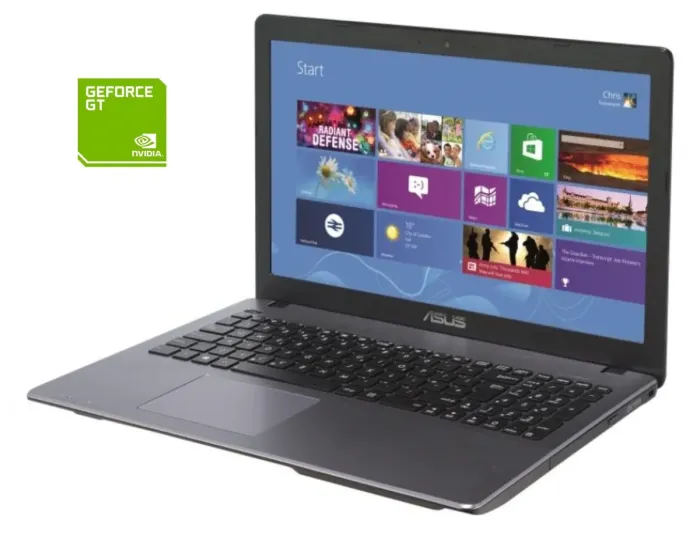 Ноутбук Б-клас Asus X550C / 15.6" (1366x768) TN / Intel Core i3-3217U (2 (4) ядра по 1.8 GHz) / 6 GB DDR3 / 750 GB HDD / nVidia GeForce GT 720M, 2 GB GDDR3, 64-bit / WebCam / DVD-ROM / АКБ не тримає б/в - зображення 1