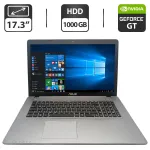 Ноутбук Asus X750 / 17.3'' (1600x900) TN / Intel Core i5-4200U (2 (4) ядра по 1.6 - 2.6 GHz) / 16 GB DDR3 / 1000 GB HDD / nVidia GeForce GT 740M, 2 GB GDDR3, 64-bit / WebCam / DVD-ROM б/в