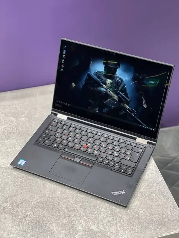 Ультрабук Lenovo ThinkPad X380 Yoga / 13.3" (1920x1080) IPS Touch / Intel Core i5-8250U (4 (8) ядра по 1.6 - 3.4 GHz) / 8 GB DDR4 / 120 GB SSD / Intel UHD Graphics 620 / WebCam б/в - зображення 5