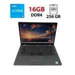 Ультрабук Dell Latitude 5401 / 14" (1920x1080) IPS / Intel Core i5-9400H (4 (8) ядра по 2.5 - 4.3 GHz) / 16 GB DDR4 / 256 GB SSD / Intel UHD Graphics 630 / WebCam б/в