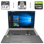 Ноутбук Acer Aspire V3-771G / 17.3" (1600x900) TN / Intel Core i7-2620M (2 (4) ядра по 2.7 - 3.4 GHz) / 8 GB DDR3 / 60 GB SSD + 1000 GB HDD / nVidia GeForce 710M, 2 GB GDDR3, 64-bit / WebCam / DVD-ROM б/в