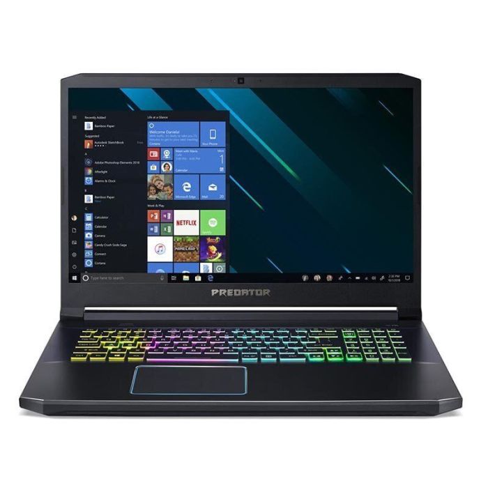 Ігровий ноутбук Acer Predator Helios 300 PH317-51-53LN / 17.3" (1920x1080) IPS / Intel Core i5-7300HQ (4 ядра по 2.5 - 3.5 GHz) / 16 GB DDR4 / 512 GB SSD / nVidia GeForce GTX 1060, 6 GB GDDR5, 192-bit / WebCam б/в - зображення 2