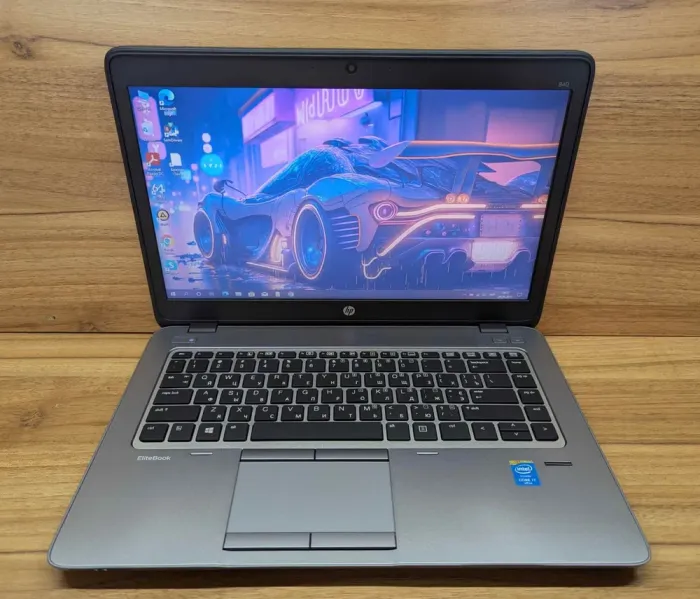 Ноутбук HP EliteBook 840 G2 / 14" (1366x768) TN / Intel Core i7-5600U (2 (4) ядра по 2.6 - 3.2 GHz) / 8 GB DDR3 / 240 GB SSD / Intel HD Graphics 5500 / WebCam / Fingerprint / Windows 10 б/в - зображення 2