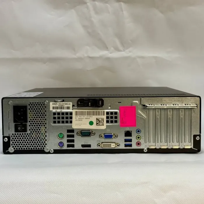 Комплект ПК: Fujitsu Esprimo E720 E85 SFF / Intel Core i5-4440 (2 ядра по 3.1 - 3.3 GHz) / 8 GB DDR3 / 500 GB HDD / Intel HD Graphics 4600 / DVD-ROM + Монітор Fujitsu B24-8 TS Pro / 24" (1920x1080) IPS / VGA, DVI, HDMI б/в - зображення 6