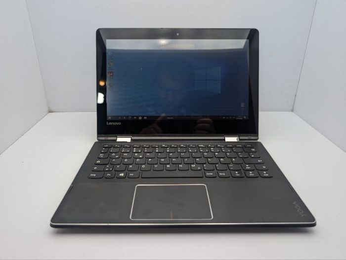 Нетбук Lenovo Yoga 310-11 / 11.6" (1366x768) TN Touch / Intel Celeron N3350 (2 ядра по 1.1 - 2.4 GHz) / 4 GB DDR3 / 120 GB SSD / Intel HD Graphics 500 / WebCam б/в - зображення 2