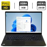 Ультрабук Lenovo IdeaPad 5 15IIL05 / 15.6" (1920x1080) IPS / Intel Core i7-1065G7 (4 (8) ядра по 1.3 - 3.9 GHz) / 8 GB DDR4 / 256 GB SSD M.2 / Intel Iris Plus Graphics / WebCam / Windows 11 Pro б/в