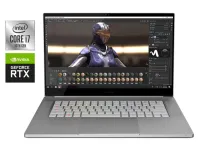 Ігровий ноутбук Razer Blade 15 RZ09-0328 Silver / 15.6" (3840x2160) OLED / Intel Core i7-10750H (6 (12) ядер по 2.6 - 5.0 GHz) / 16 GB DDR4 / 512 GB SSD NVMe / nVidia GeForce RTX 2070 Max-Q, 8 GB GDDR6, 256-bit / WebCam б/в