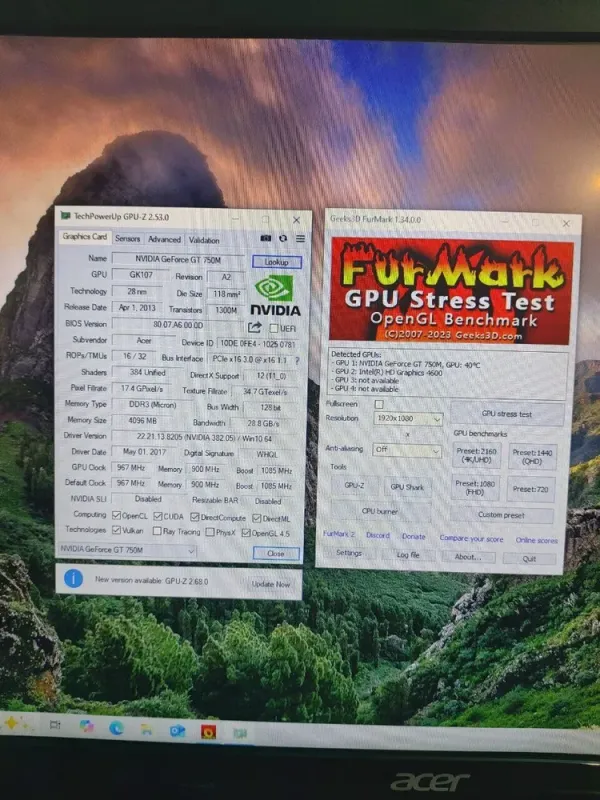 Ноутбук Acer Aspire V3-772G / 17.3" (1920x1080) TN / Intel Core i7-4702MQ (4 (8) ядра по 2.2 - 3.2 GHz) / 16 GB DDR3 / 60 GB SSD + 512 GB SSD + 1000 GB HDD / nVidia GeForce GT 750M, 2 GB GDDR5, 128-bit / WebCam / DVD-ROM б/в - зображення 9