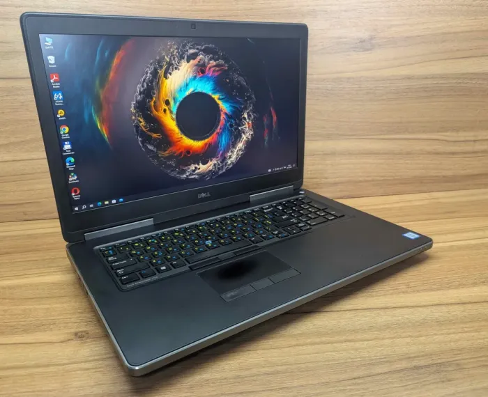 Мобільна робоча станція Dell Precision 7710 / 17.3" (1920x1080) IPS / Intel Xeon E3-1505M v5 (4 (8) ядра по 2.8 - 3.7 GHz) / 32 GB DDR4 / 512 GB SSD / nVidia Quadro M3000M, 4 GB GDDR5, 256-bit / WebCam / Windows 10 б/в - зображення 4