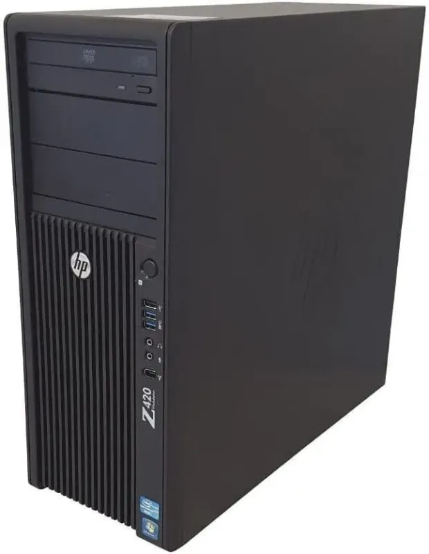 Робоча станція HP Z420 Workstation Tower / Intel Xeon E5-1650 V2 (6 (12) ядер по 3.2 - 3.9 GHz) / 64 GB DDR3 / NO HDD / nVidia Quadro K4000, 3 GB GDDR5, 192-bit / DVD-RW б/в - зображення 5