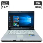 Ноутбук Fujitsu LifeBook E780 / 15.6" (1366x768) TN / Intel Core i5-560M (2 (4) ядра по 2.6 - 3.2 GHz) / 4 GB DDR3 / 128 GB SSD / Intel HD Graphics / WebCam / Без АКБ б/в