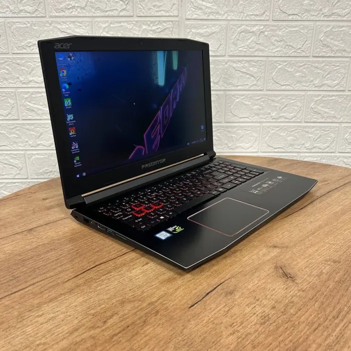 Ігровий ноутбук Б-клас Acer Predator Helios 300 PH315-51 / 15.6" (1920x1080) IPS / Intel Core i7-8750H (6 (12) ядер по 2.2 - 4.1 GHz) / 16 GB DDR4 / 256 GB SSD / nVidia GeForce GTX 1060, 6 GB GDDR5, 192-bit / WebCam б/в - зображення 4
