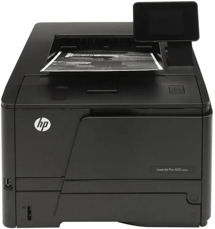 Принтер HP LaserJet Pro 400 M401a / лазерний монохромний друк / 1200x1200 dpi / 33 стор/хв / A4 / USB 2.0 б/в - зображення 1