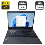 Ультрабук Б-клас Fujitsu LifeBook U938 / 13.3" (1920x1080) TN / Intel Core i5-8350U (4 (8) ядра по 1.7 - 3.6 GHz) / 8 GB DDR4 / 128 GB SSD / Intel UHD Graphics 620 / WebCam / Без АКБ б/в