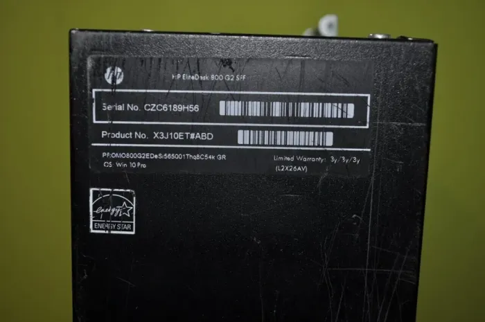 Комп'ютер Б-клас HP EliteDesk 800 G2 SFF / Intel Core i5-6500 (4 ядра по 3.2 - 3.6 GHz) / 8 GB DDR4 / 1000 GB SSD / Intel HD Graphics 530 / DVD-ROM / Windows 11 Pro б/в - зображення 8