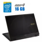 Ноутбук-трансформер MSI Summit E16 Flip Evo A11MT / 16" (2560x1600) IPS / Intel Core i7-1195G7 (4 (8) ядра по 2.9 - 5.0 GHz) / 16 GB DDR4 / 512 GB SSD M.2 / Intel Iris Xe Graphics / WebCam / Win 11 Pro б/в