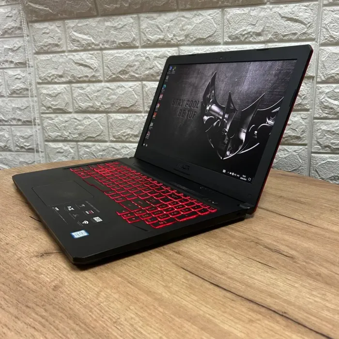 Ігровий ноутбук Б-клас Asus TUF Gaming FX504GD / 15.6" (1920x1080) IPS / Intel Core i5-8300H (4 (8) ядра по 2.3 - 4.0 GHz) / 8 GB DDR4 / 256 GB SSD / nVidia GeForce GTX 1050, 2 GB GDDR5, 128-bit / WebCam б/в - зображення 5