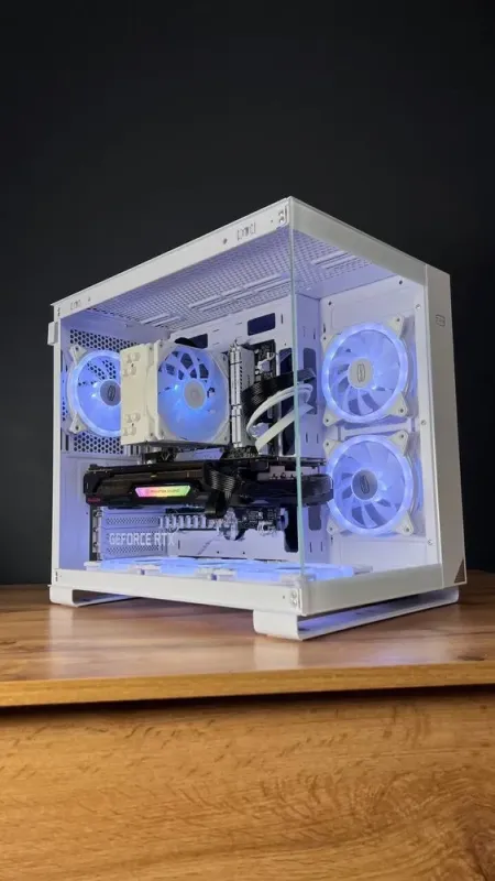Збірка під замовлення: ігровий ПК PCCooler C3 T500 ARGB White Tower / AMD Ryzen 5 7500F (6 (12) ядер по 3.7 - 5.0 GHz) / 32 GB DDR5 / 2000 GB SSD M.2 / AMD Radeon RX 6800 XT, 16 GB GDDR6, 256-bit / 750W б/в - зображення 2