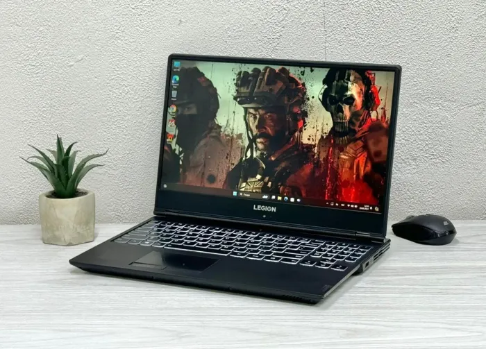 Ігровий ноутбук Lenovo Legion Y540-15IRH / 15.6" (1920x1080) IPS / Intel Core i7-9750H (6 (12) ядер по 2.6 - 4.5 GHz) / 16 GB DDR4 / 256 GB SSD + 500 GB HDD / nVidia GeForce RTX 2060, 6 GB GDDR6, 192-bit / WebCam / Win 11 Home б/в - зображення 4