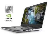 Мобільна робоча станція Б-клас Dell Precision 7750 / 17.3" (1920x1080) IPS / Intel Core i7-10875H (8 (16) ядер по 2.3 - 5.1 GHz) / 16 GB DDR4 / 512 GB SSD / nVidia Quadro RTX 3000, 6 GB GDDR6, 192-bit / WebCam / Win 10 б/в