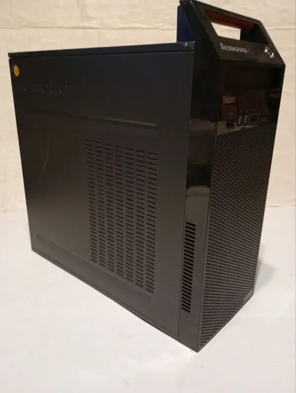 Комплект ПК: Lenovo ThinkCentre E73 Tower / Intel Core i3-4170 (2 (4) ядра по 3.7 GHz) / 8 GB DDR3 / 500 GB HDD / Intel HD Graphics 4400 + Монітор Lenovo ThinkVision T2224d / 22" (1920x1080) IPS / 1x DP, 1x VGA / VESA 100x100 б/в - зображення 4