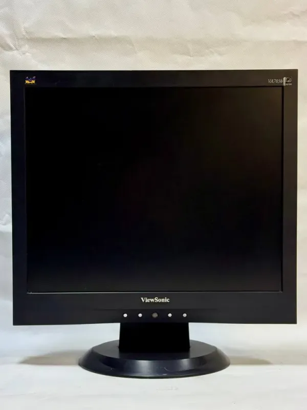 Комплект ПК: Б-клас Fujitsu Esprimo E5730 E85 SFF / Intel Core 2 Duo E8500 (2 ядра по 3.16 GHz) / 4 GB DDR2 / 160 GB HDD / Intel HD Graphics / DVD-ROM + Монітор Б-клас ViewSonic VA703b / 17" (1280x1024) TN / VGA  б/в - зображення 8