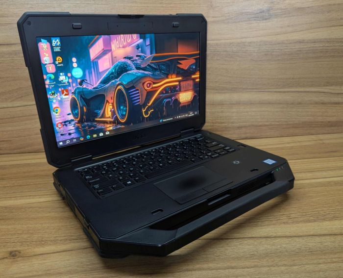 Захищений ноутбук Dell Latitude 14 Rugged 5414 / 14" (1920x1080) IPS / Intel Core i7-6600U (2 (4) ядра по 2.6 - 3.4 GHz) / 8 GB DDR4 / 240 GB SSD / Intel HD Graphics 520 / Fingerprint / Windows 10 б/в - зображення 4