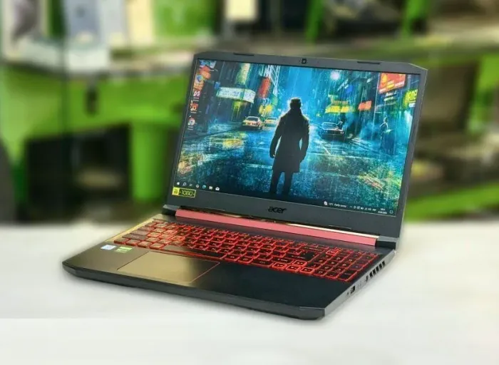 Ігровий ноутбук Acer Nitro 5 AN515-54 / 15.6" (1920x1080) IPS / Intel Core i5-9300H (4 (8) ядра по 2.4 - 4.1 GHz) / 16 GB DDR4 / 256 GB SSD M.2 + 1000 GB HDD / nVidia GeForce GTX 1650, 4 GB GDDR5, 128-bit / WebCam / Win 10 Home б/в - зображення 3