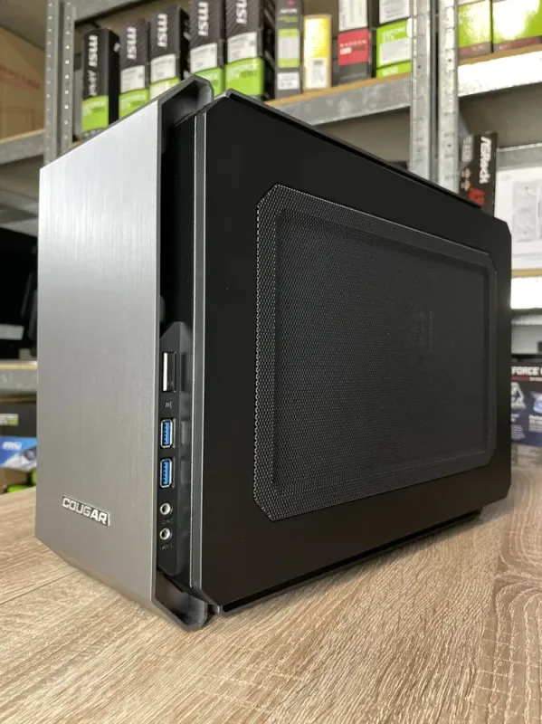 Ігровий ПК Cougar QBX Tower NEW / Intel Core i5-10400F (6 (12) ядер по 2.9 - 4.3 GHz) / 16 GB DDR4 / 512 GB SSD / MSI GTX 1070 AERO ITX, 8 GB GDDR5, 256-bit / 620W б/в - зображення 11