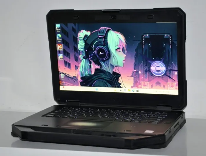 Захищений ноутбук Б-клас Dell Latitude 5414 Rugged / 14" (1920x1080) IPS / Intel Core i5-6300U (2 (4) ядра по 2.4 - 3.0 GHz) / 16 GB DDR4 / 512 GB SSD / Intel HD Graphics 520 / WebCam / Windows 11 Pro б/в - зображення 2