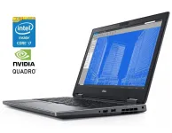 Мобільна робоча станція Dell Precision 7530 / 15.6" (1920x1080) IPS / Intel Core i7-8850H (6 (12) ядер по 2.6 - 4.3 GHz) / 64 GB DDR4 / 512 GB SSD / nVidia Quadro P2000, 4 GB GDDR5, 128-bit / WebCam / Win 11 Pro б/в