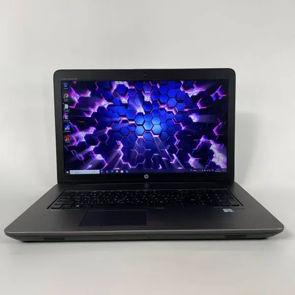 Мобільна робоча станція Б-класу HP zBook 17 G3 / 17,3" (1600x900) TN / Intel Core i5-6440HQ (4 ядра по 2,6 - 3,5 ГГц) / 16 ГБ DDR4 / 512 ГБ SSD / nVidia Quadro M1000M, 2 ГБ DDR3, 128-біт / WebCam / Fingerprint б/в - зображення 2