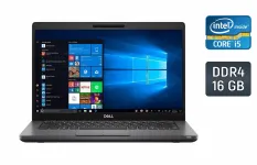 Ультрабук Dell Latitude 5400 / 14" (1920x1080) IPS / Intel Core i5-8265U (4 (8) ядра по 1.6 - 3.9 GHz) / 16 GB DDR4 / 256 GB SSD / Intel UHD Graphics / WebCam / HDMI б/в