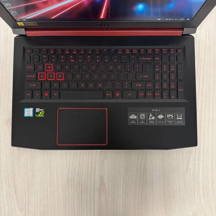 Ігровий ноутбук Acer Nitro 5 AN515-53 / 15.6" (1920x1080) IPS / Intel Core i5-8300H (4 (8) ядра по 2.3 - 4.0 GHz) / 16 GB DDR4 / 500 GB SSD / nVidia GeForce GTX 1050, 4 GB GDDR5, 128-bit / WebCam б/в - зображення 7