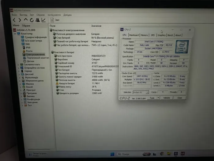 Ігровий ноутбук-трансформер Б-клас Lenovo Yoga 720-15IKB / 15.6" (1920x1080) IPS Touch / Intel Core i7-7700HQ (4 (8) ядра по 2.8 - 3.8 GHz) / 16 GB DDR4 / 256 GB SSD / nVidia GeForce GTX 1050, 2 GB GDDR5, 128-bit / WebCam / Win 10 б/в - зображення 9